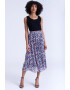 GreenPoint Fusta midi cu model - Pled.ro