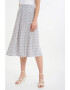 GreenPoint Fusta midi cu model Circle Cut - Pled.ro