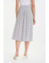 GreenPoint Fusta midi cu model Circle Cut - Pled.ro