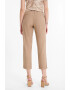 GreenPoint Pantaloni capri din amestec de in - Pled.ro