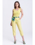 GreenPoint Pantaloni capri din amestec de in - Pled.ro