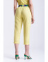 GreenPoint Pantaloni capri din amestec de in - Pled.ro