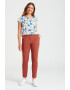 GreenPoint Pantaloni crop cu o curea impletita - Pled.ro