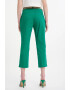 GreenPoint Pantaloni crop cu talie inalta - Pled.ro