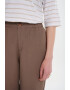 GreenPoint Pantaloni crop din amestec de in - Pled.ro