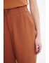 GreenPoint Pantaloni crop din amestec de in - Pled.ro