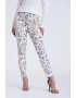 GreenPoint Pantaloni skinny cu imprimeu floral - Pled.ro