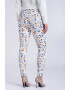 GreenPoint Pantaloni skinny cu imprimeu floral - Pled.ro