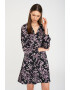 GreenPoint Rochie cu decolteu in V si model floral - Pled.ro