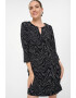 GreenPoint Rochie cu model si decolteu rotund - Pled.ro