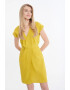 GreenPoint Rochie din amestec de bumbac si in cu buzunare - Pled.ro