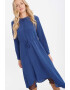 GreenPoint Rochie din amestec de in - Pled.ro