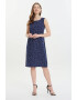 GreenPoint Rochie dreapta cu model - Pled.ro