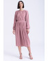 GreenPoint Rochie evazata cu aspect plisat - Pled.ro