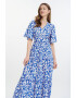 GreenPoint Rochie evazata cu imprimeu floral - Pled.ro