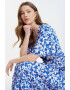 GreenPoint Rochie evazata cu imprimeu floral - Pled.ro