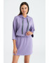 GreenPoint Rochie-hanorac cu snururi - Pled.ro