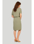 GreenPoint Rochie lejera cu snur - Pled.ro