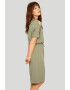 GreenPoint Rochie lejera cu snur - Pled.ro