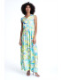 GreenPoint Rochie maxi cu slit lateral si model - Pled.ro