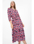 GreenPoint Rochie midi cu decolteu in V - Pled.ro