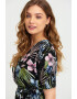 GreenPoint Rochie midi cu imprimeu floral 1 - Pled.ro