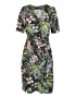 GreenPoint Rochie midi cu imprimeu floral 1 - Pled.ro