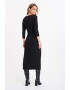 GreenPoint Rochie midi cu maneci 3/4 - Pled.ro