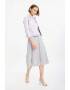 GreenPoint Fusta midi cu model Circle Cut - Pled.ro