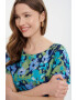 GreenPoint Rochie midi cu model - Pled.ro