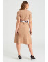 GreenPoint Rochie midi evazata - Pled.ro