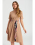 GreenPoint Rochie midi evazata - Pled.ro