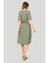 GreenPoint Rochie midi evazata - Pled.ro