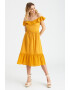 GreenPoint Rochie midi evazata - Pled.ro