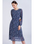 GreenPoint Rochie midi evazata - Pled.ro