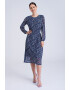 GreenPoint Rochie midi evazata - Pled.ro