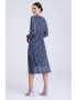 GreenPoint Rochie midi evazata - Pled.ro