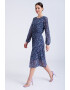 GreenPoint Rochie midi evazata - Pled.ro