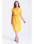 GreenPoint Rochie midi evazata - Pled.ro