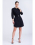 GreenPoint Rochie mini cu buzunare aplicate - Pled.ro