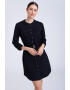 GreenPoint Rochie mini cu buzunare aplicate - Pled.ro