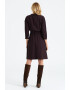 GreenPoint Rochie mini evazata cu model uni - Pled.ro