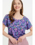 GreenPoint Tricou cu imprimeu floral - Pled.ro