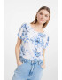 GreenPoint Tricou cu imprimeu floral - Pled.ro