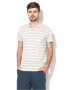 Greystone Tricou polo gri deschis cu alb in dungi - Pled.ro