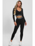 GUESS Bluza crop cu banda logo pentru fitness - Pled.ro