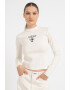 GUESS Bluza crop cu logo brodat pentru fitness - Pled.ro