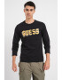 GUESS Bluza cu decolteu la baza gatului si imprimeu logo - Pled.ro