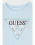 GUESS KIDS GUESS Bluza cu imprimeu logo si strasuri - Pled.ro