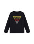 GUESS KIDS Bluza cu logo brodat si decolteu la baza gatului - Pled.ro